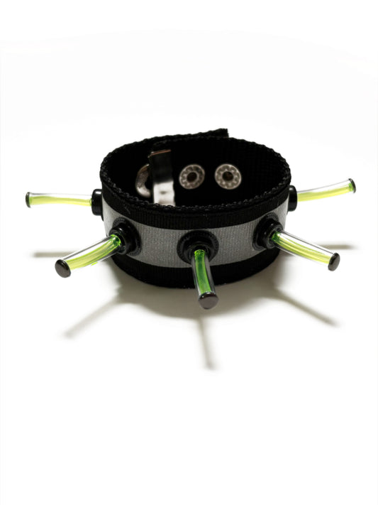 Black Incubate Bracelet (With reflective strip)