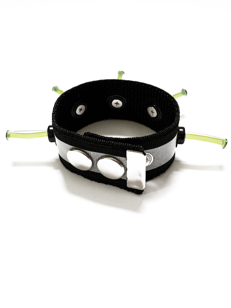 Black Incubate Bracelet (With reflective strip)