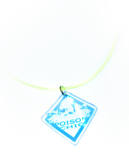 Poison Chic Founder Necklace (Blue)