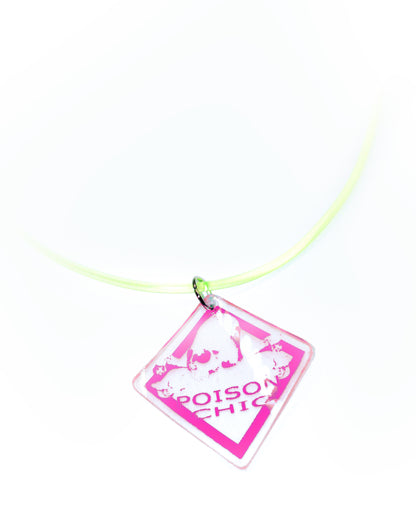 Poison Chic Founder Necklace (Pink)